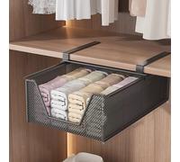 Cesto appeso per armadio in rete sotto cassetto appeso per l'armadio della