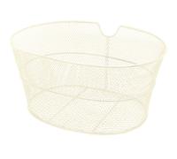 Cesto Bici Cestino Anteriore Ovale City Bike Crema in ferro 38 x 28 x 18 cm RMS