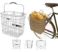 CESTO BICICLETTA SHOPPER CON MANICO Attacco al portapacco laterale