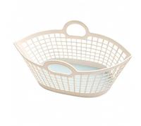 Cesto Bucato Maniglie Integrate Base Rigida Cesto Bucato Ovale Profilo Basso