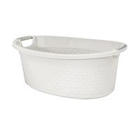 Cesto bucato ovale 60L manici robusti BranQ Cotton 1460