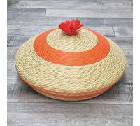 Cesto Cestino Portapane Carasau sardo 49 x 30 cm gigante rafia intrecciata