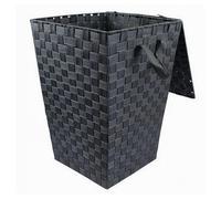 CESTO CESTINO PORTATUTTO PORTAOGGETTI BAGNO COPERCHIO 35X52CM 79104 GRIGIO SCURO