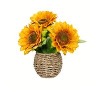 Cesto con simulato, 1 pezzo, 9,8 pollici. Utilizzato per decorazioni del Ringraziamento o per decorare la , la scrivania e , è pieno di autunnale e un forte' autunnale nello !