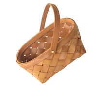 Cesto da 1 % cestino portatile con cestino in legno in tessuto ( )