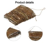 Cesto da Appendere a Parete Decorazione Floreale Uso Versatile Misura Compatta