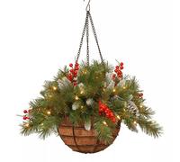 Cesto da appendere natalizio per for decorazione addobbo natalizio 45 per 40 per