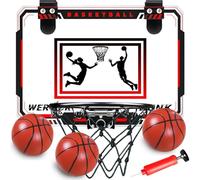 Cesto da Basket Interno per Bambini, Mini Cesto da Tavolo da Cesto Montato con 3 Palle, Giocattoli da Cesto Regalo per 3 4 5 6 7 8 9 10 11 12 Anni Ragazzi Ragazze Ufficio Giochi Sportivi all’Aperto