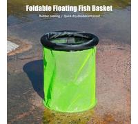 Cesto da per Pesci Pesci - Secchio Portatile Richiudibile e Pieghevole - Nassa per Esche Vive - Per laghi, acqua/salata, gamberi, gamberetti, pesce gatto, granchi, vongole, sul ghiaccio