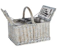 Cesto da Picnic GROSEILLE Vimini Grigio