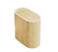 Cesto de Basura de Cocina, Papelera Escritorio con Tapa, Papelera baño con Tapa Basculante, Cubo de Basura de Plástico Estrecho, para Dormitorio, Escuela, Escritorio, Mesa, Mueble