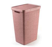 Cesto della biancheria Curver Jute 58 L, rosa cipria