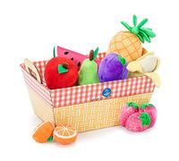 Cesto della Frutta con Frutti Morbidi Giocattolo a 11 Pezzi di Learning Resources, Dai 2 anni in avanti