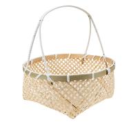 Cesto di bambù durevole cestino tessuto in tessuto in miniatura cesto di