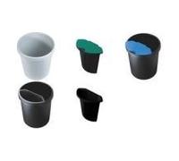 Cesto di carta in plastica elitosa, 30 litri, PE, round verde, con un bordo circonferenziale della maniglia, diametro superiore NEW