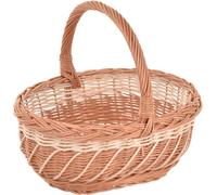 Cesto di Cimini Bicolore Con Henkel Cestino Pasqua & Regalo 34 CM