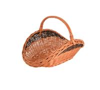 Cesto di Cimini per Legna da Ardere 62 X 42 CM Fatto a Mano Dekokörbe Cestino XL