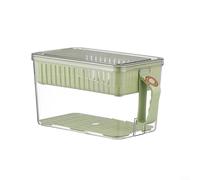 Cesto di drenaggio per una facile conservazione degli alimenti, perfetto per l'organizzazione della cucina (verde M)