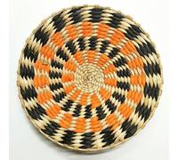 cesto di erbe marine, Cestino da parete rotondo in rattan intrecciato, multicolore, varie misure(G,25cm)