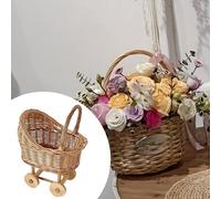 Cesto di fiori a forma di passeggino, cesto di fiori per matrimonio, accessori