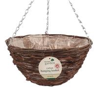 35.6cm Vimini Appendere Fiori Cesto - HB14R