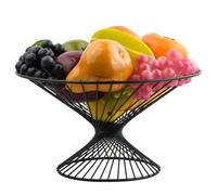 Cesto Di Frutta, Cesto Per Frutta Moderno, Cestino Frutta, Portafrutta Da Tavolo, Porta Frutta Nero in Metallo,Portafrutta Alzatina, Cesto Di Frutta e Verdura, Cesto Portaoggetti Per Frutta e Verdura