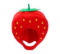 Cesto di frutta da fragole di peluche carino per selfie di Halloween