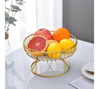 Cesto di frutta in metallo Porta di supporto vegetale creativo per barre da