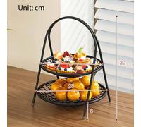 Cesto di frutta, portafrutta moderno in ferro da banco, organizer per frutta e