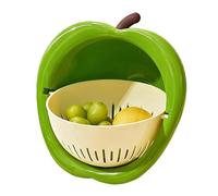 Cesto di lavaggio per verdure, scolapiatti di grande capacità di drenaggio rapido, vassoio di lavaggio e scarico per frutta e verdura, per frutti e lattuga, lattuga, patate, pomodori, pasta,