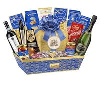 Cesto di Natale Elite, Panettone, Vini, Pasta, Salumi, Formaggi e Specialità Italiane, 16 Pezzi