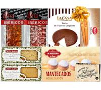 Cesto di Natale Gourmet Senza Alcol 2025 Cia&Co (Lotto 100) · Salumi Iberici, Torroni e Dolci Tradizionali · Biglietto Personalizzabile · Regalo Aziendale, Familiare o Personale