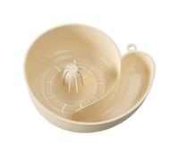 Cesto di scarico a forma di lumaca, cesto per lavare verdure, rotante per bucato, senza punzonatura, per la preparazione dei pasti della cucina di casa, scolapiatti per verdure