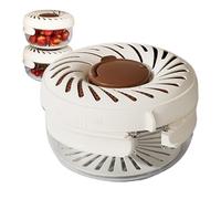 Cesto di scarico per frutta, scolapiatti per frutta, colino da cucina con manico pieghevole, utilizzabile anche come cesto per il lavaggio di verdure per frutti di bosco, insalate, cucina quotidiana
