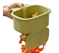 Cesto di scarico per lavello da cucina, cestino di scarico estraibile per lavello, supporto per rubinetto multiuso, ripiano di scarico per verdure e frutta, per asciugatura in cucina, casa e stanza