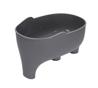 Cesto di scarico per lavello in polipropilene, resistente all'usura e alle cadute, cestino di drenaggio con design a elefante, per alimenti, frutta, verdura, pasta, si adatta alla maggior parte dei