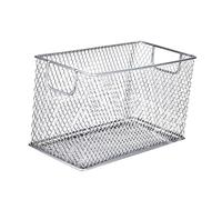 Cesto di stoccaggio in maglia con bidone organizzatore per le maniglie per