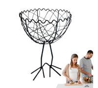 Cesto Di Uova Per Controsoffitto | Cesto Decorativo In Metallo Per Uova Per Controsoffitto,Raccoglitore E Conservazione Di Grande Capacità Per Uova Frutta Alimenti Per Tutta La Famiglia