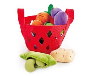 CESTO DI VERDURE vegetables basket HAPE gioco in stoffa E3167 kitchen world 8 PE