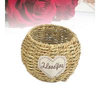 Cesto Di Vimini Gerla Cestino Per Fioriera Intrecciato Rattan Piantatrice