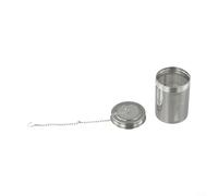 Cesto diffusore per tè sfuso, fori extra fini per prevenire i sedimenti, robusto acciaio inossidabile ripido per la preparazione di acqua calda, misura tazza (L)