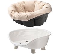 Cesto - FERPLAST - DIVANO TRONO 4 - Con cuscino - Bianco