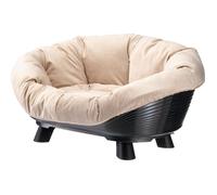 Cesto - FERPLAST - DIVANO TRONO 4 - Con cuscino - Nero