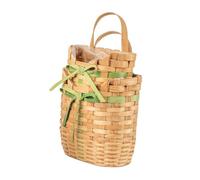 Cesto Fiocco Color Tasca S/2 Decorazioni Addobbi Primavera Pasqua