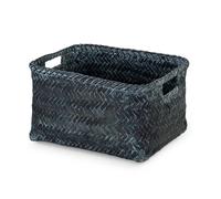 Cesto in bambù Dalat taglia m antracite 35,5x27x20,5 cm Antracite