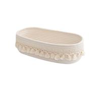 Cesto in corda di cotone - cestino portaoggetti in corda di cotone | cestino tessuto | Organizzatore di vestiti di stoccaggio per la casa per scaffali da ufficio quotidiani asciugamani da