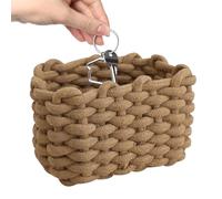 Cesto In Corda Di Cotone Per Conservazione,Appendiabiti per Scala | Organizzatore Casa per Frutta Chiave Bagno Lavanderia Camera Ufficio
