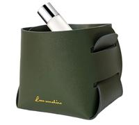 Cesto in pelle - Scatola di immagazzinaggio 'organizzatore 'unità di elaborazione - Scatola portaoggetti rettangolare, cestino Catchall pieghevole per bagno e camera da