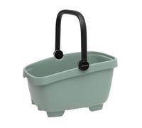 Cesto in plastica riciclata newlooxs clipper verde 28l senza adattatore 490x370x