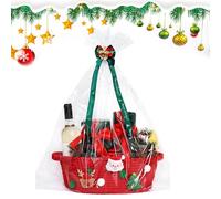 Cesto Natale Cesto Regalo Decorativo per Famiglie e Universitari